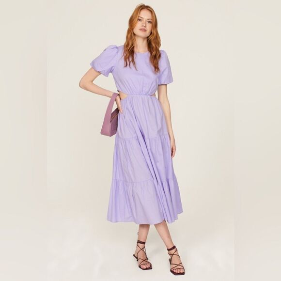 Peter Som Collective Cutout Midi Dress - Picture 1 of 11